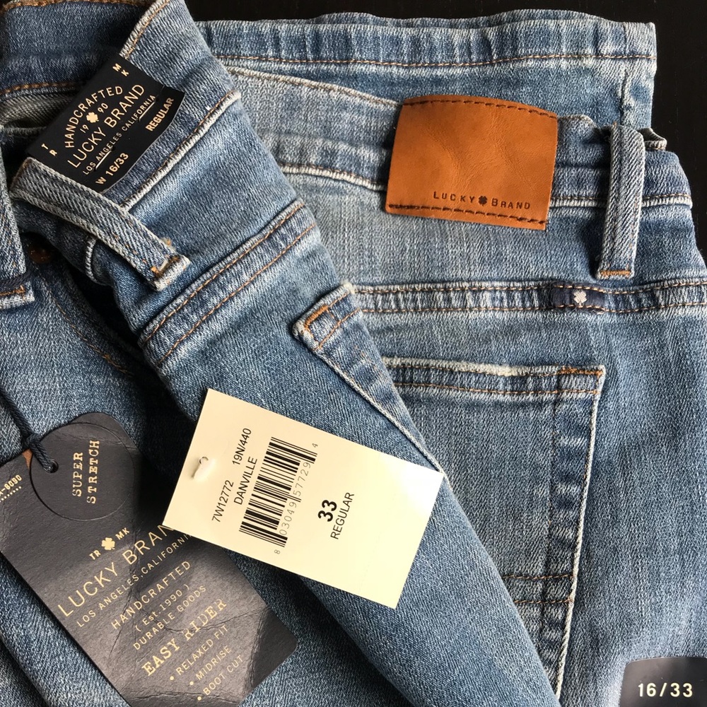 One pair LUCKY BRAND jeans